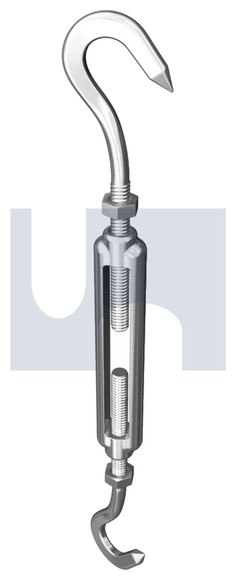 TURNBUCKLE STAINLESS HOOK / HOOK M 5